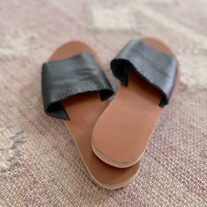 Sseko Designs Black Slides